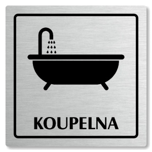Koupelna, 80x80mm, stříbrná, Arizona